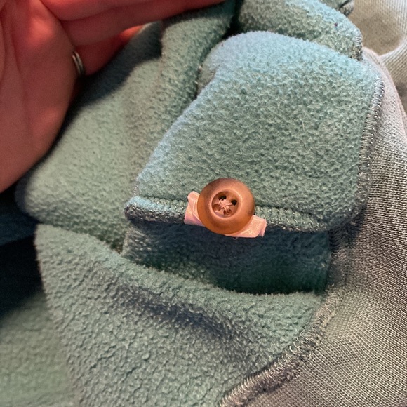 Vintage Lands End oversized buttoned sweatshirt - Picture 5 of 6